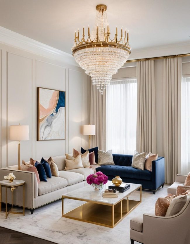 Velvet and Marble Luxury