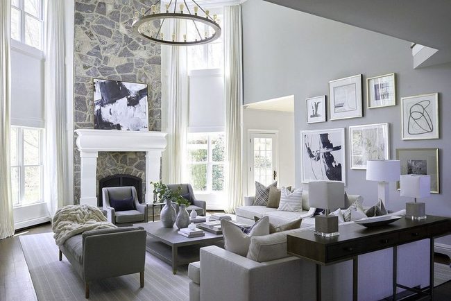 White Fireplace Wall Anchor