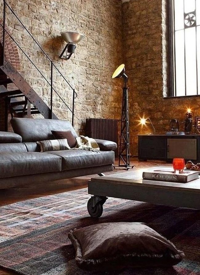 Raw Stone Industrial Living