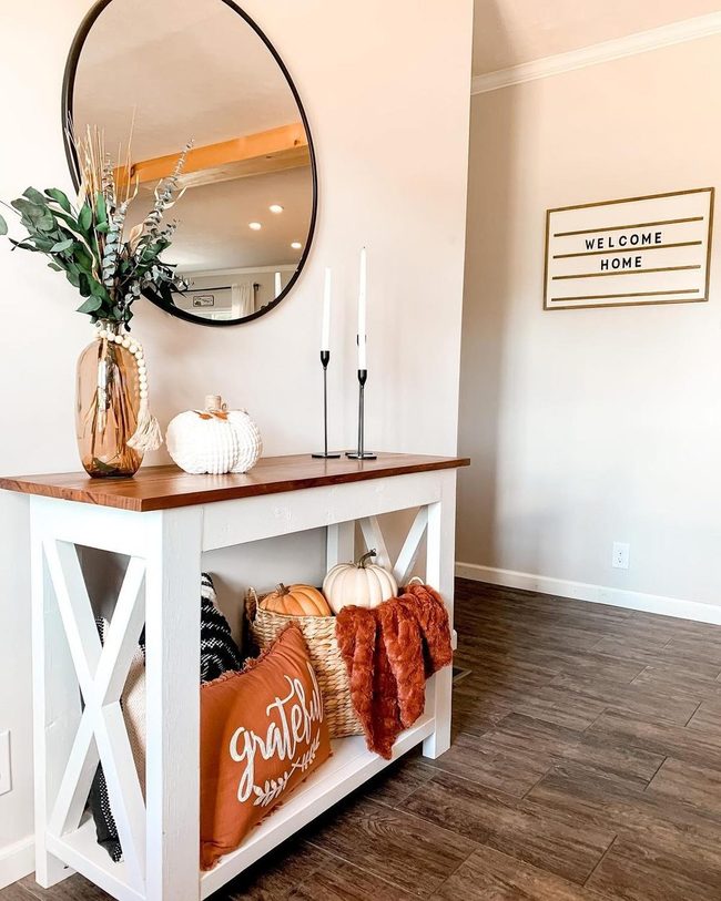 Pumpkin Harvest Farmhouse Entry