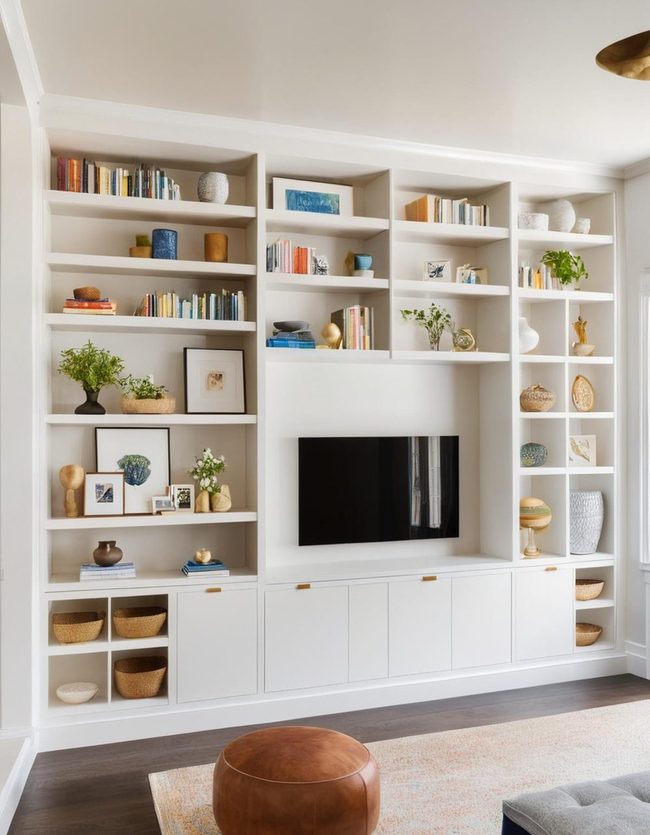 Vertical Storage Keeps Spaces Clean