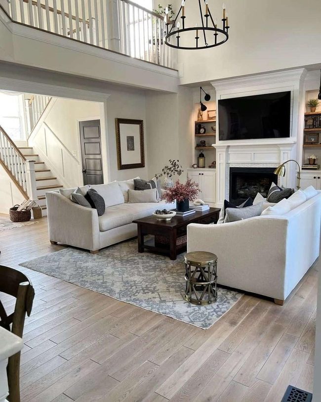 Beige Sofas, Red Branches Pop