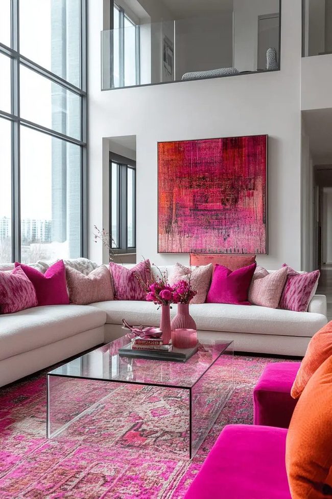 Hot Pink Energy Burst