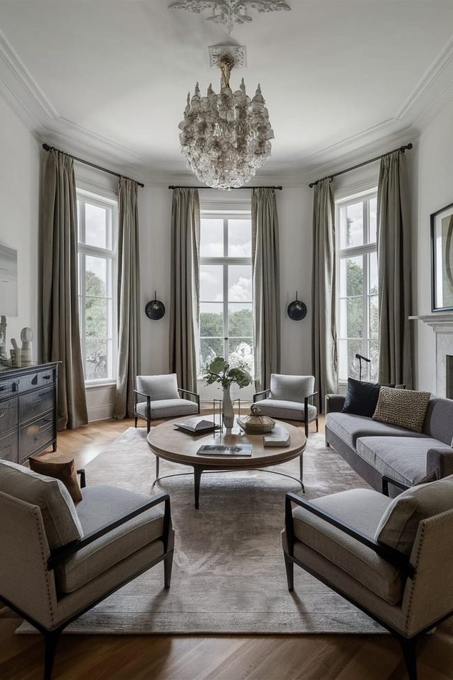 Crystal Chandelier Statement Piece
