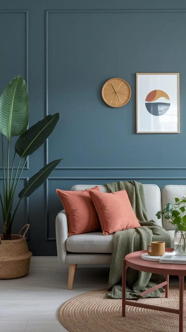 Dusty Blue Meets Terracotta Earth