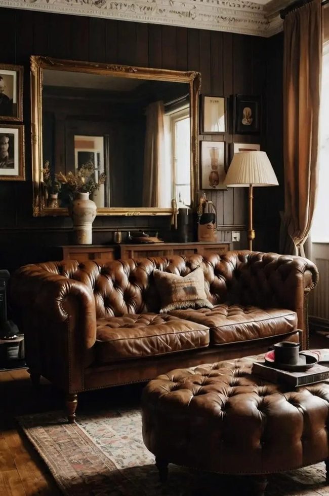 Couch With Retro Treasures