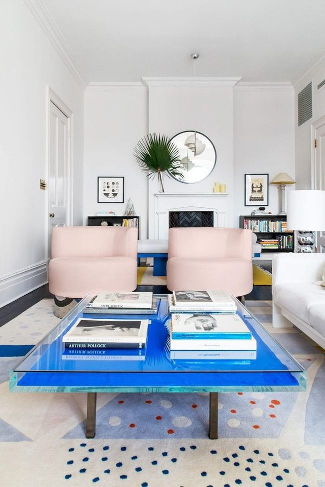 Glass Tables With Brass Legs And Balance