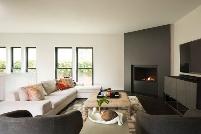 Monumental Stone Fireplace Simplicity