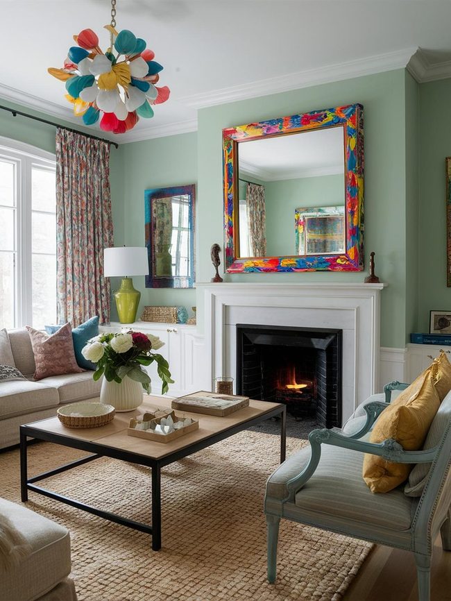Colorful Mirrors Amplify Light