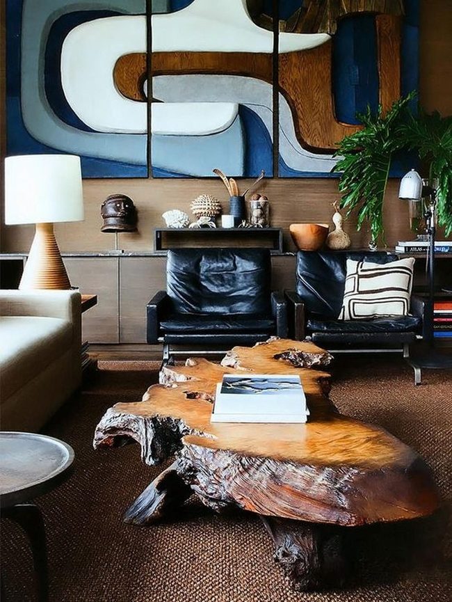 Chunky Wood Grain Living Sanctuary