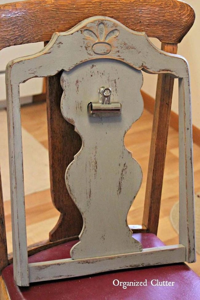 Weathered Chair Photo Display
