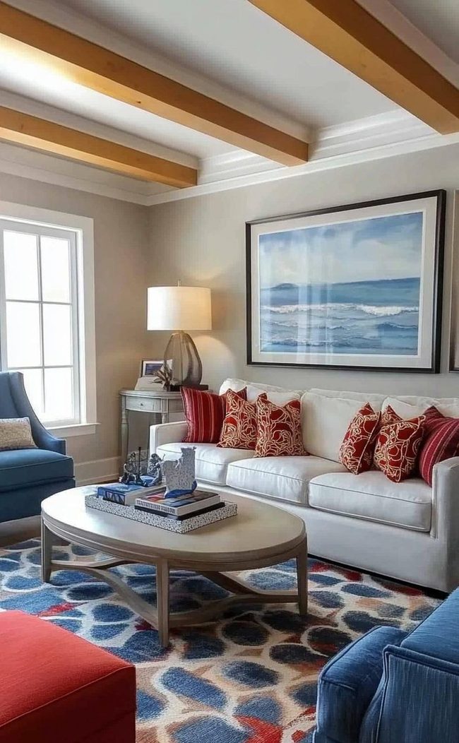 Deep Jewel Tones Lounge