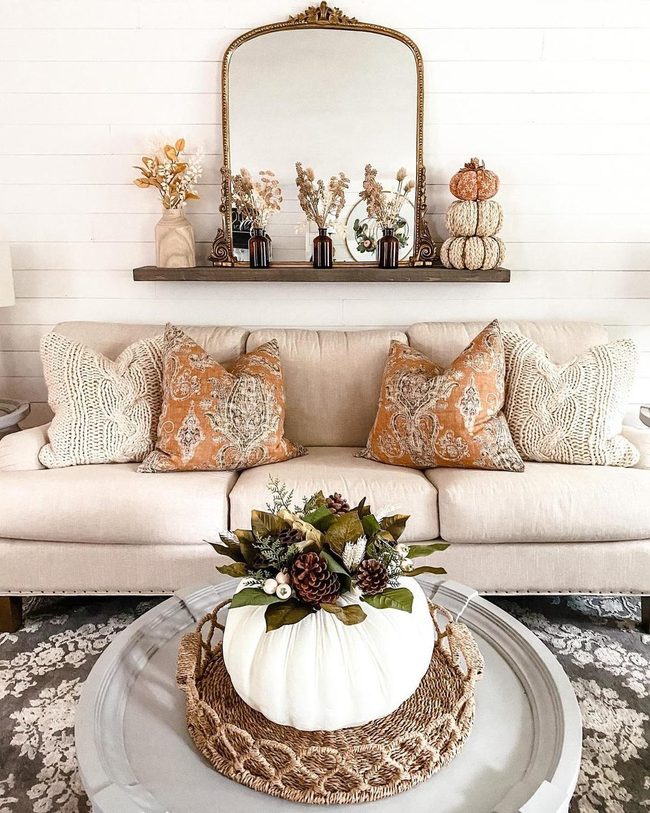 Cream And Wood Farmhouse Living