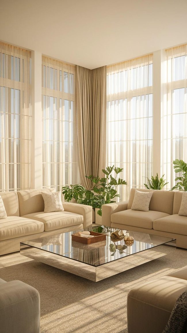 Floor-To-Ceiling Glass Opens Spaces