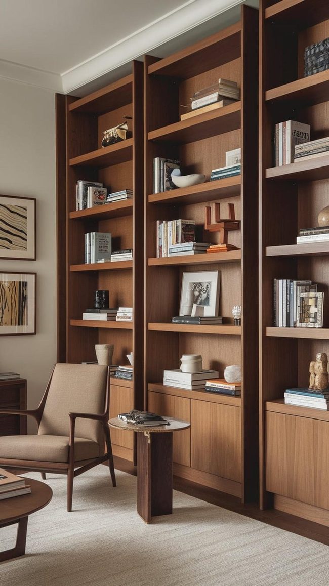 Corner Bookshelves Transform Dead Spaces