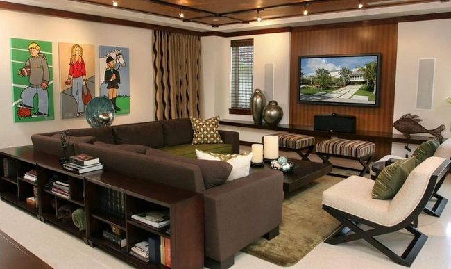 Warm Wood Beams And Cream Walls
