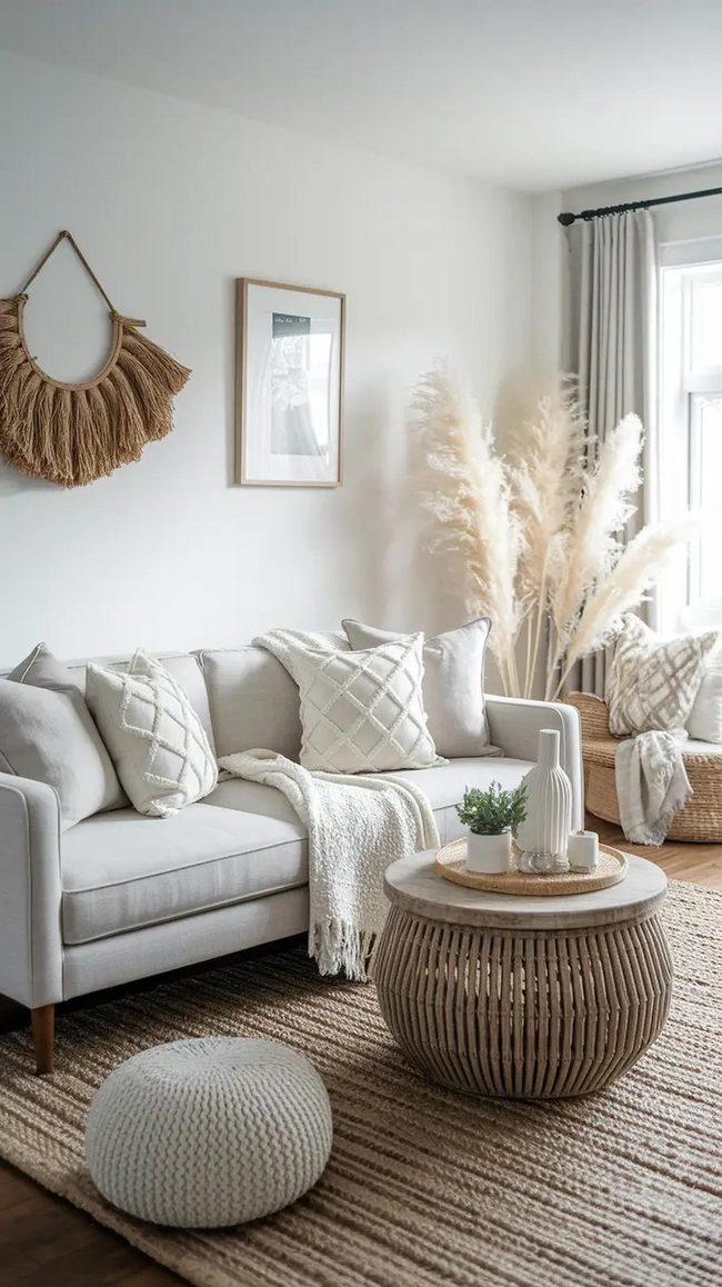 Cream Pampas And Textured Neutrals