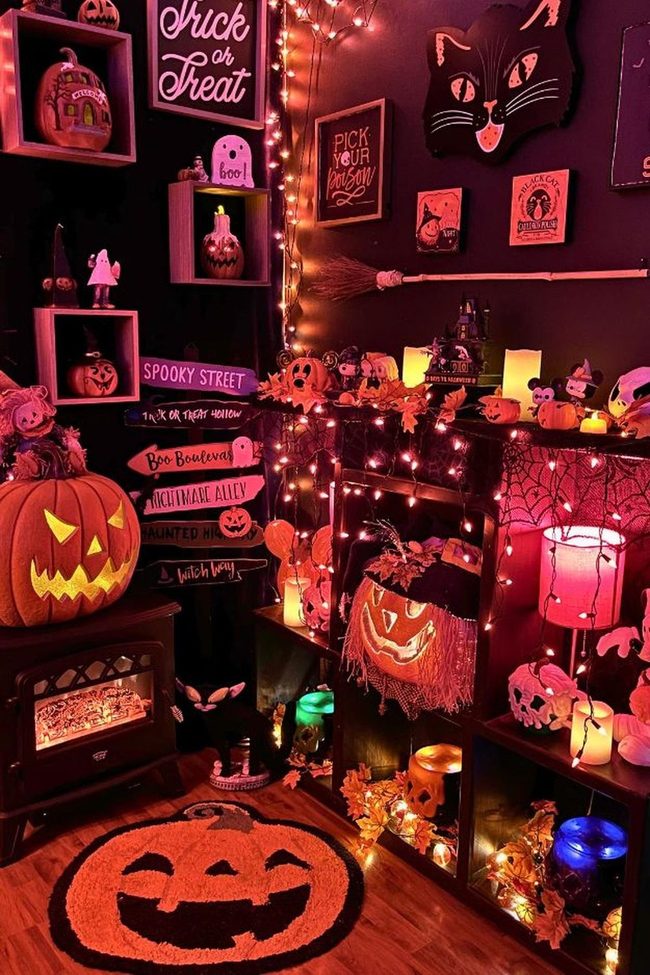 Small Space Halloween Glow