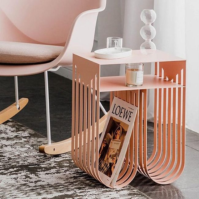 Pink Chair Reading Nook