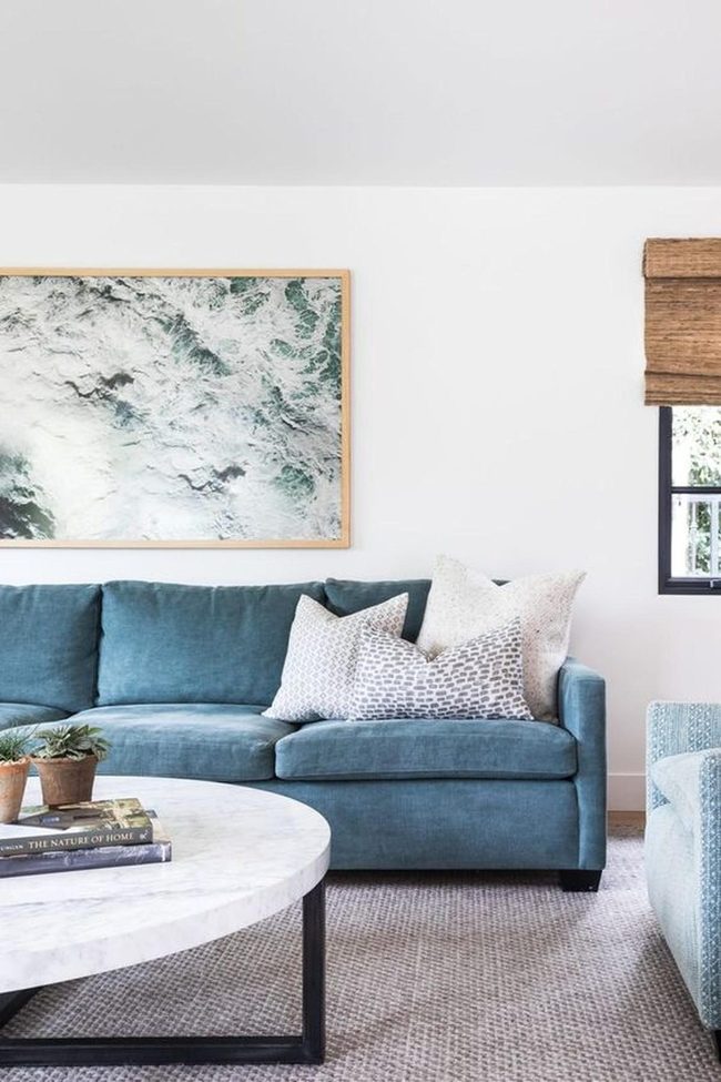 Sky-Blue Serenity Meets Ocean Waves