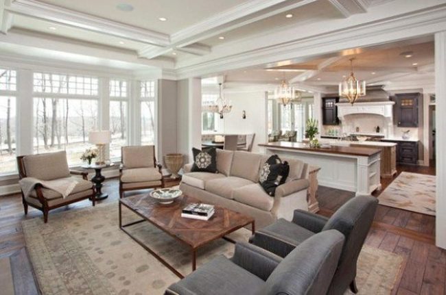 Dark Cabinets White Countertops Statement