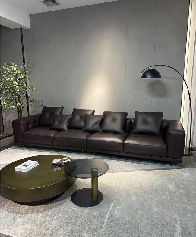 Deep Brown Leather Statement