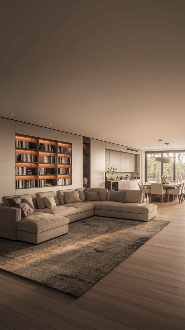 Open Plan Living Room Zoning