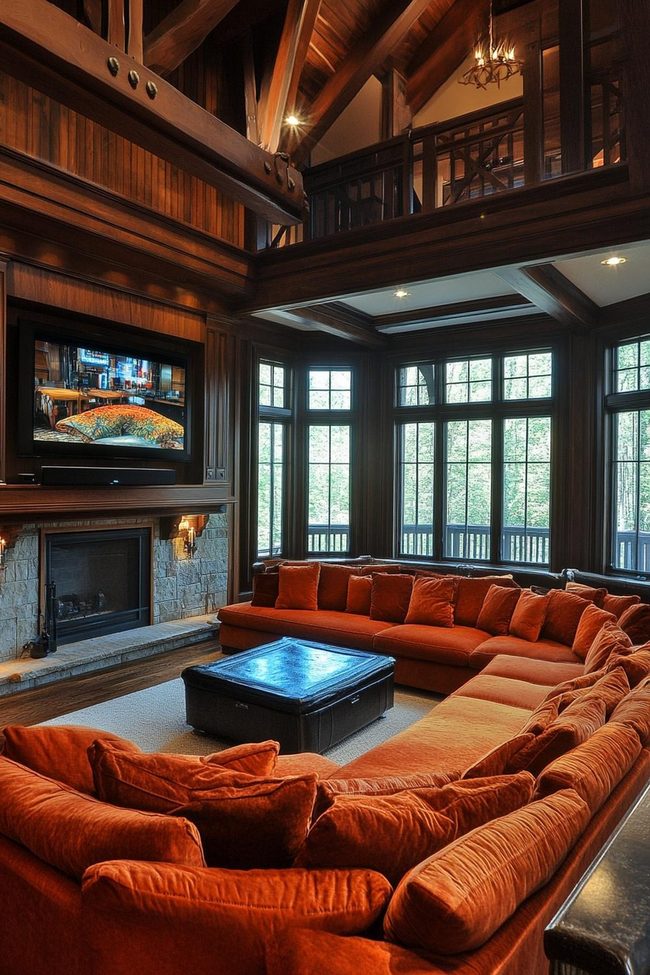 Conversation-Focused Sectional Layout