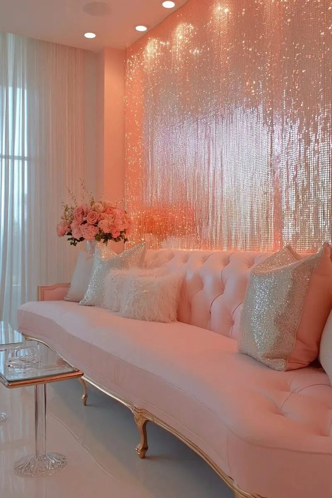 Sequin Wall Steals The Scene