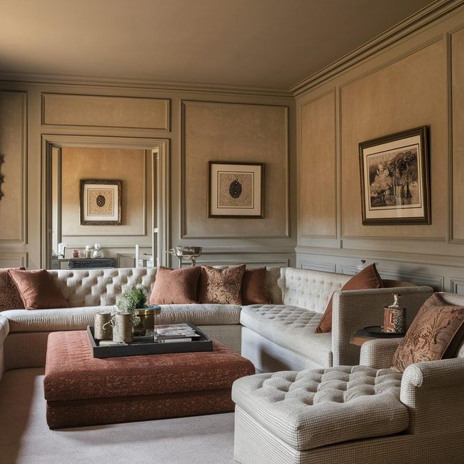 Tufted Sofa, Timeless Neutrals