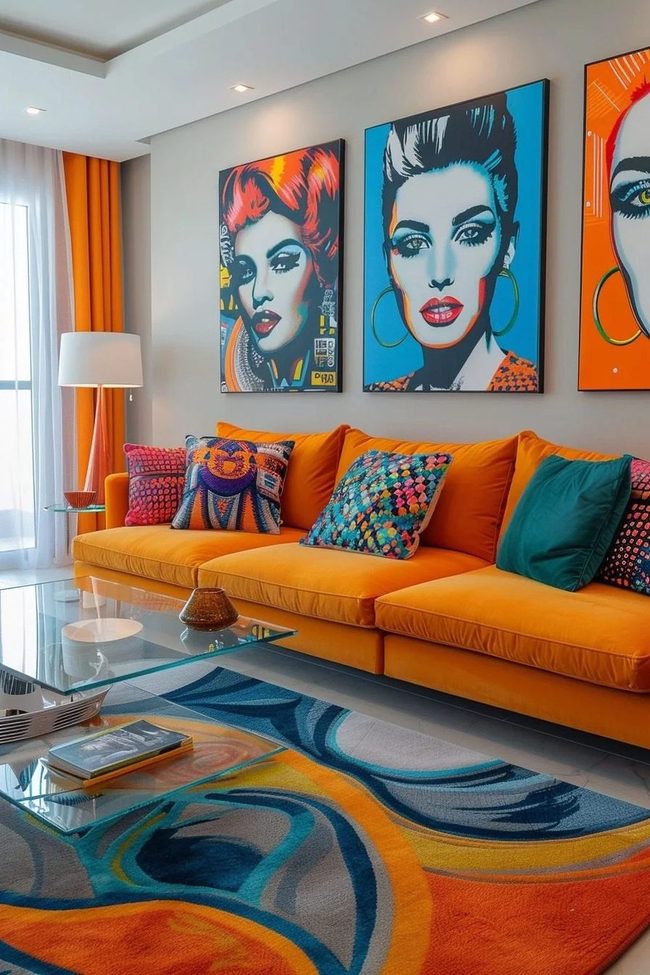 Pop Art Explosion In Primary Colors