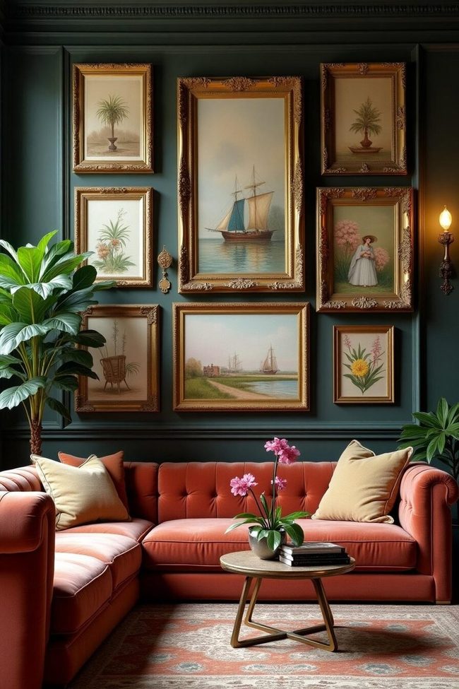 Vintage Frames Mixed Gold Wood