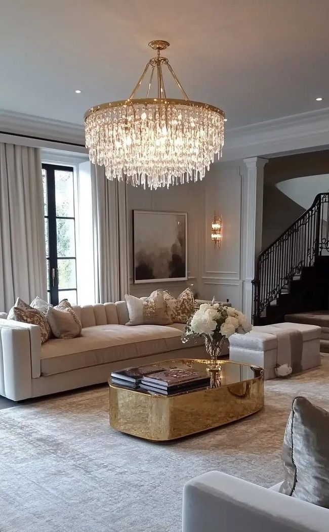 Colorful Chandelier Statement Piece