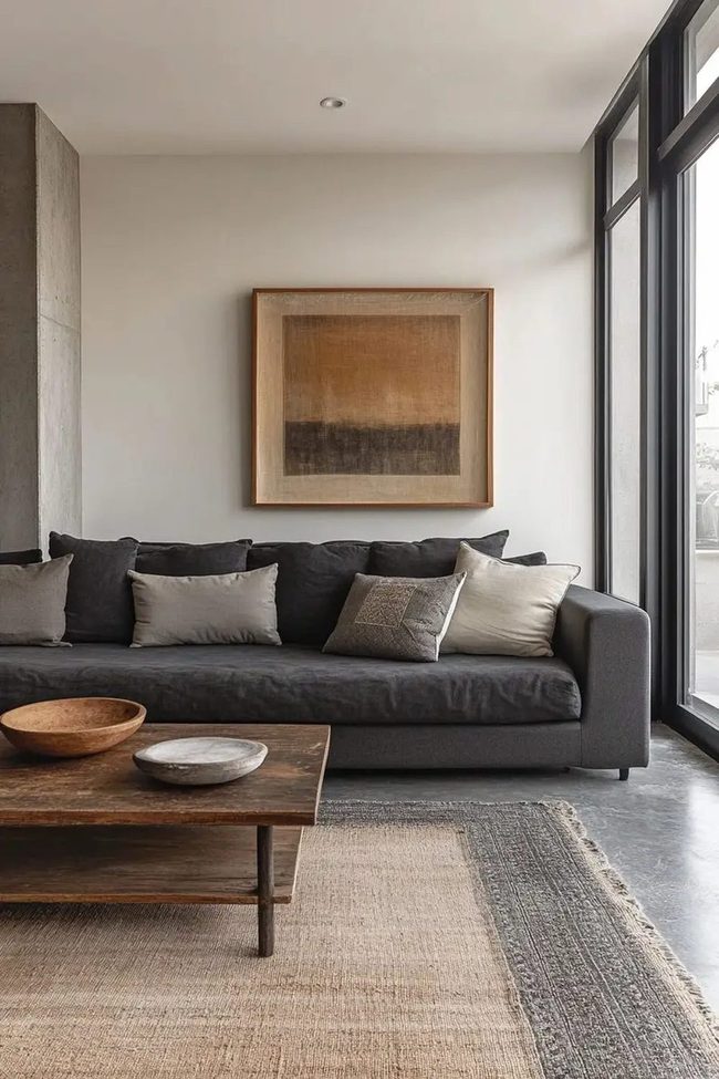 Grey Sofa, Modern Simplicity