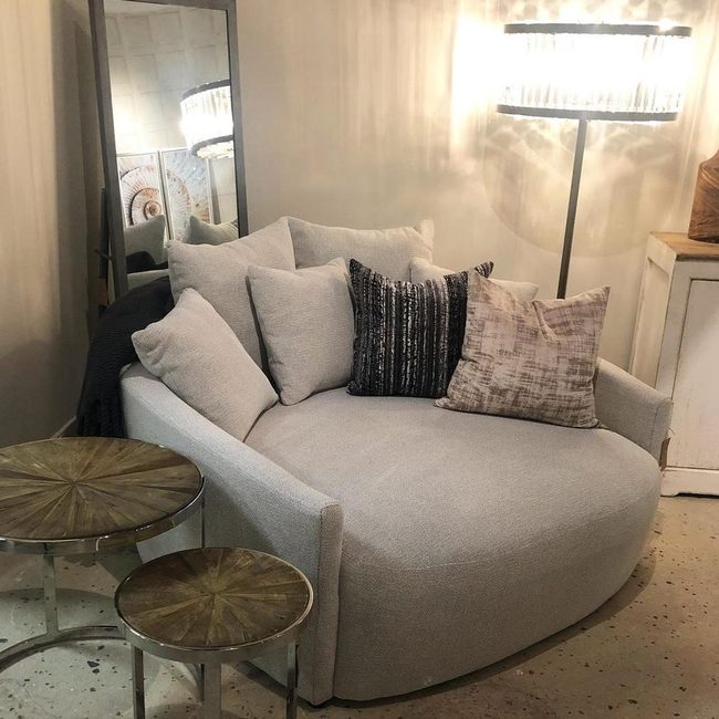 Deep Plush Chair, Industrial Edge