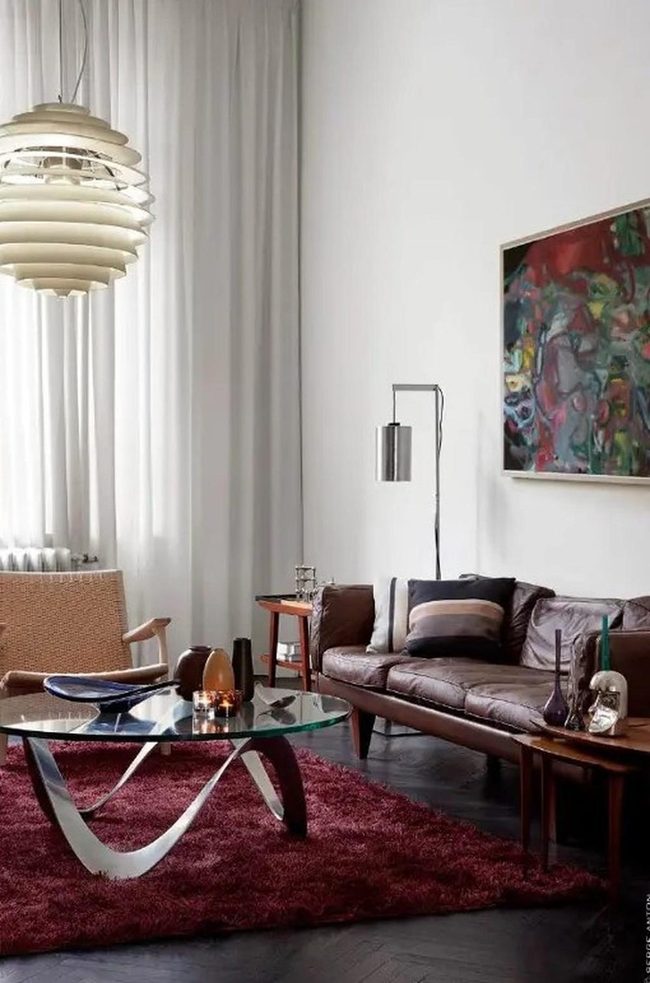 Crimson Rugs, Modern Glass Center