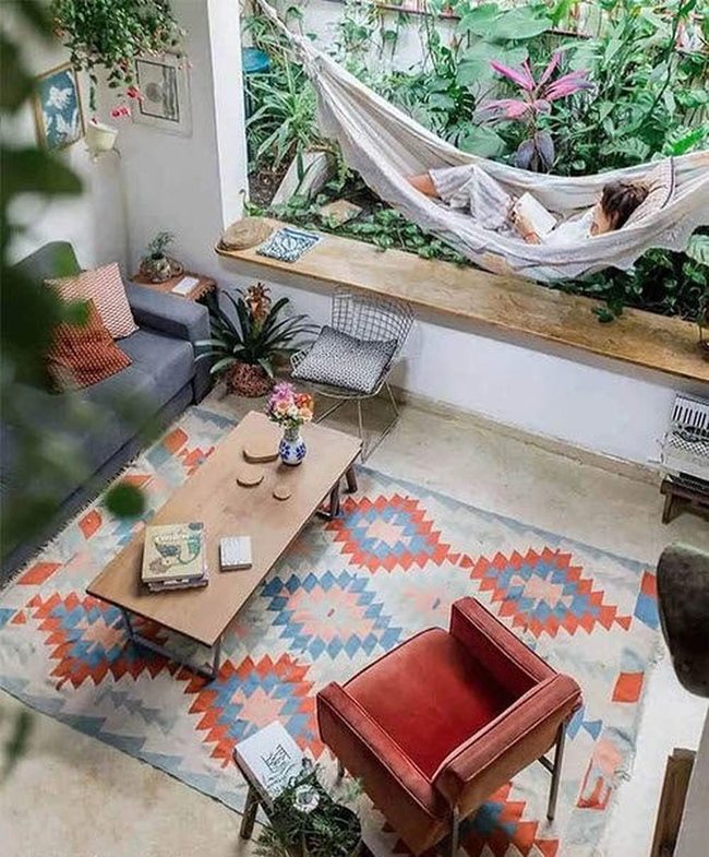 Sunlit Indoor Winter Garden