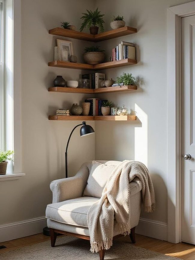 Corner Nooks Become Functional Living Spaces