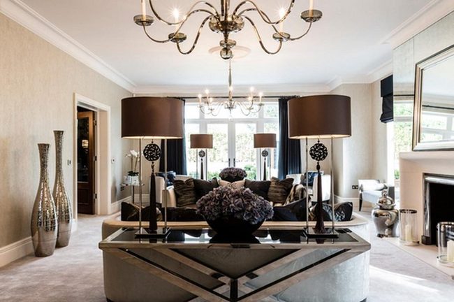 Silver Metallic Shine Meets Deep Brown Warmth