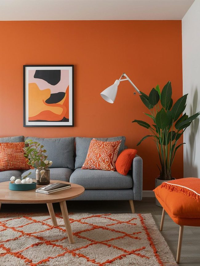 Orange Energy Walls Alive