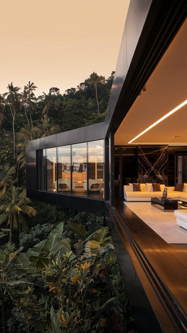 Glass Walls Meet Open Sky