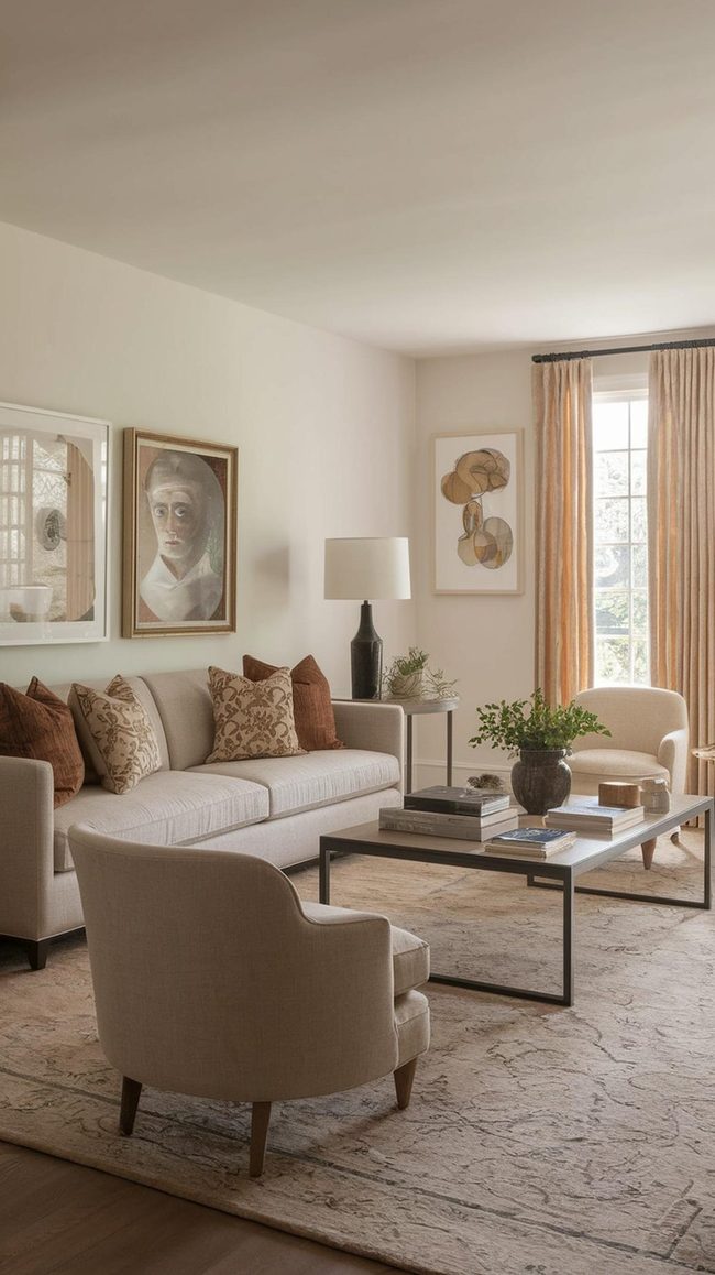 Contemporary Comfort Meets Artistic Balance