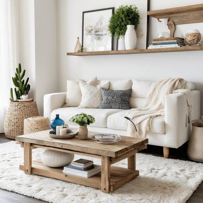 White Space with Maple Warmth