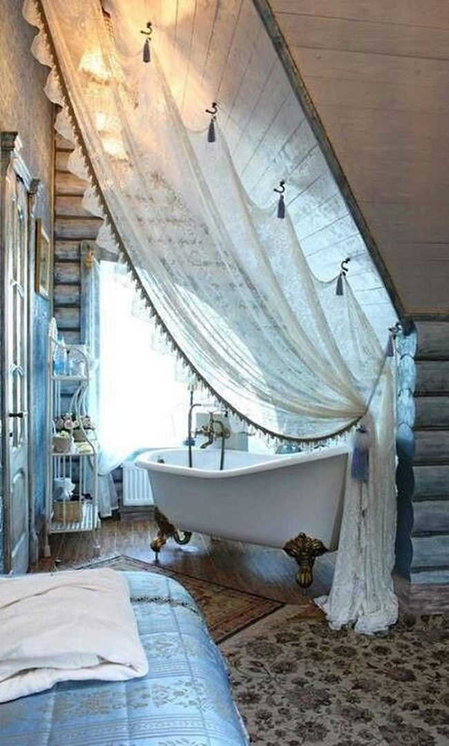 Golden Clawfoot Tubs And Lace