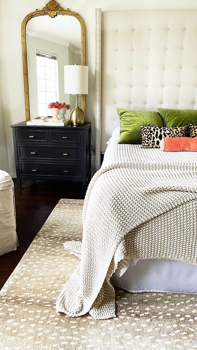 Gold Mirrors And Leopard Accents