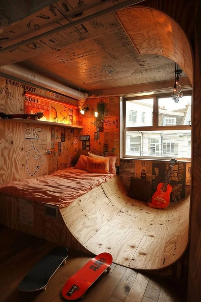 Skate Park Bedroom Energy