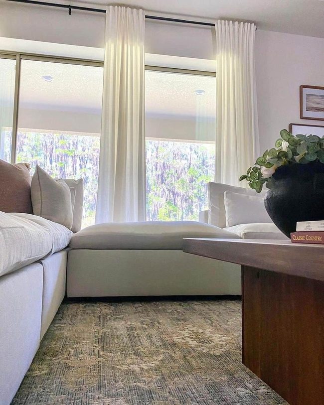 Flowing White Fabric Sanctuary