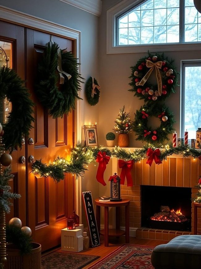 Evergreen Wreaths for Every Room
