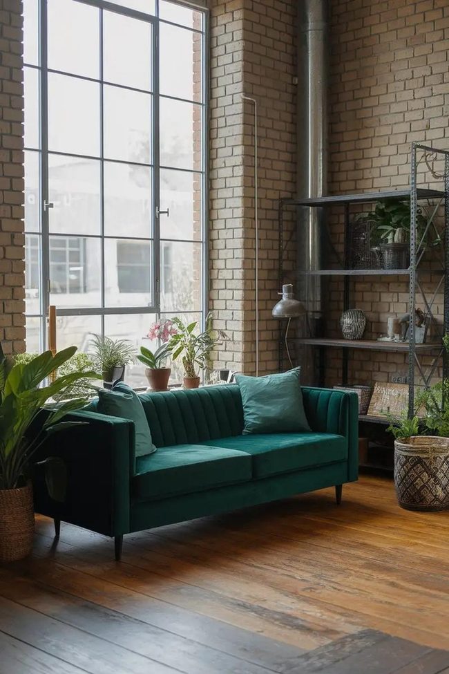 Green Brick Industrial Meets Diffused Textiles