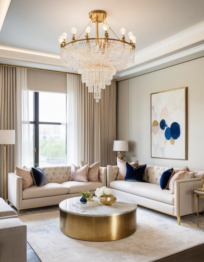 Velvet and Marble Sophistication